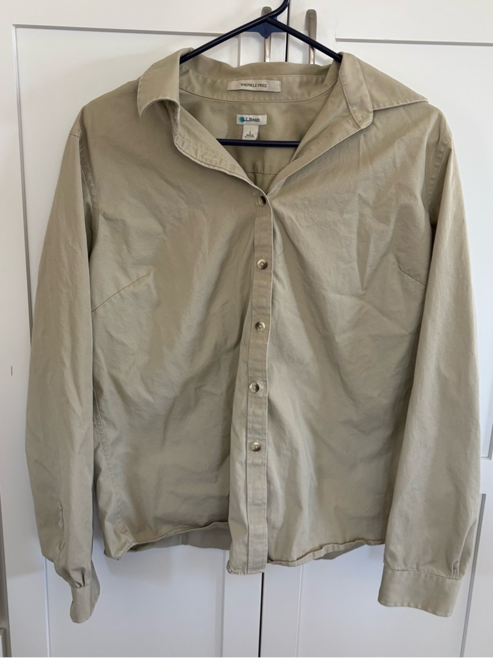 L.L. Bean Wrinkle-Free Cotton Button Down
